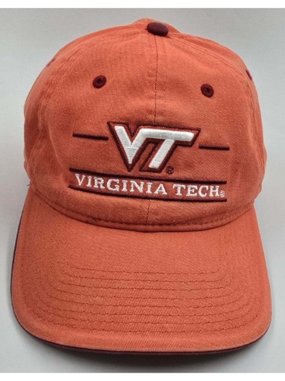 Virginia Tech Hokies NCAA The Game Orange Cotton OS Adjustable Baseball Cap Hat